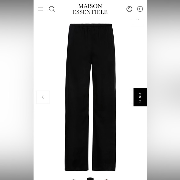Maison Essentiele Straight leg pant - Picture 1 of 6